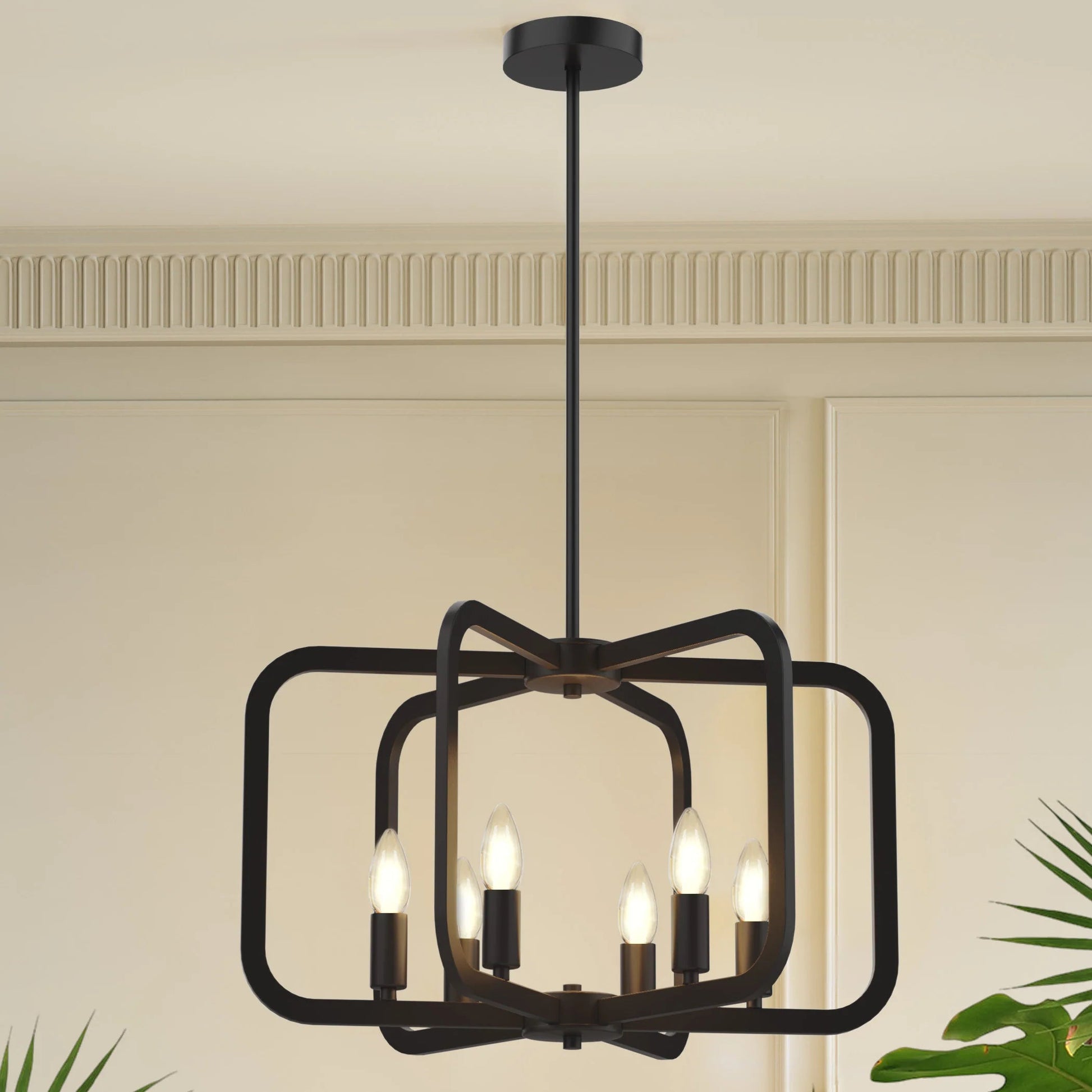 Electronic Candle Chandelier Light Fixture