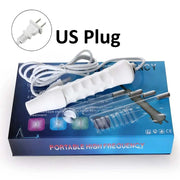 Portable Handheld High Frequency Skin Therapy Wand Machine for Acne Massage Skin Rejuvenation Tightening Wrinkle Reducing Tool