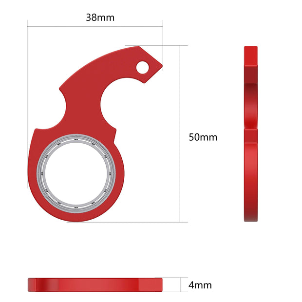 Anti-anxiety finger fidget spinner toy