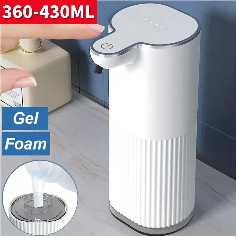 Automatic Soap Dispenser Foam Touchless Soap Dispenser 360-430ML USB Rechargeable 4 Level Adjustable Dispenser