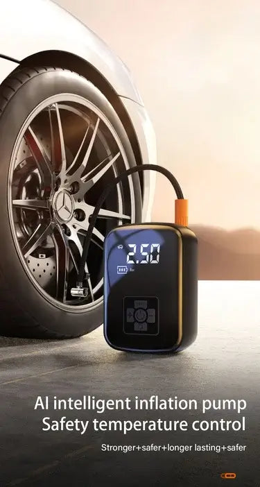 Easy to use Wired/Wireless Electric Air Pump Car Air Compressor Tire Inflator Pump for Motorcycle, Bicycle tires, vehicle tires